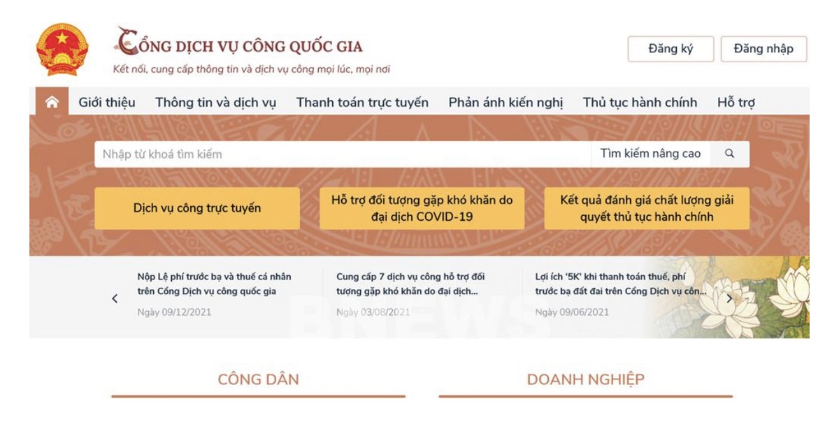 Cấp, đổi giấy phép lái xe tại Cổng dịch vụ công Quốc gia