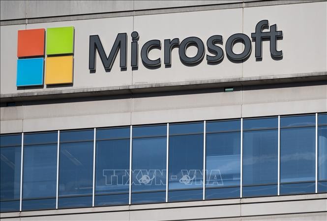 Văn phòng của Microsoft ở Chevy Chase, Maryland, Mỹ. Ảnh: AFP/TTXVN