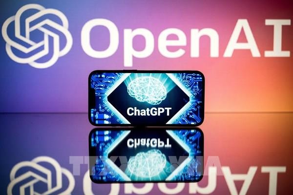 Biểu tượng ChatGPT và OpenAI. Ảnh: AFP/ TTXVN
