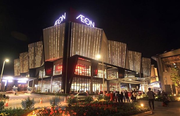 Trung tâm thương mại Aeon Mall Hải Phòng. (Ảnh: An Đăng/TTXVN)