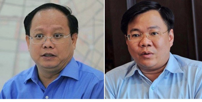 Ông Tất Thành Cang (trái) và ông Tề Trí Dũng.