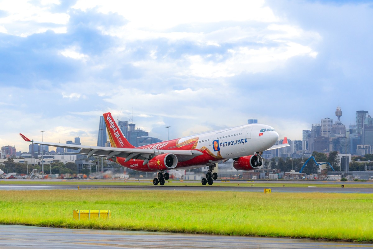 Vietjet đưa tàu bay thân rộng Airbus A330 vào khai thác các chặng bay đường dài và triển khai hạng vé Skyboss Business với nhiều tiện ích và đặc quyền. Ảnh: Quang Nguyễn