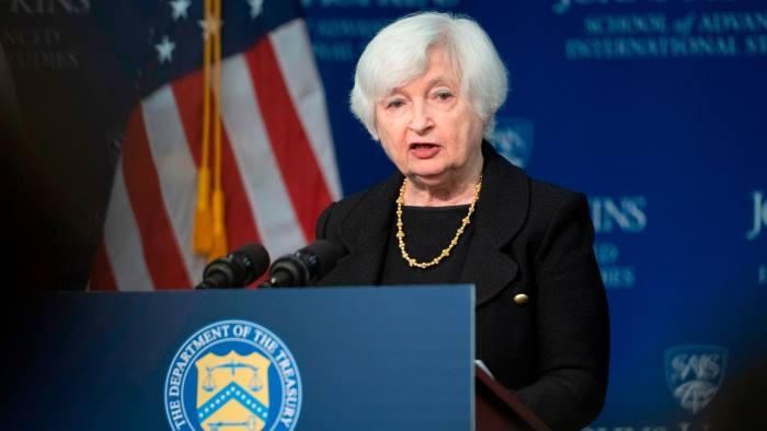 Bộ trưởng Tài chính Mỹ Janet Yellen. Ảnh: AP