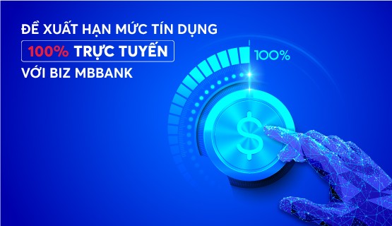 MB ra mắt tính năng Phê duyệt cấp hạn mức tín dụng trên nền tảng BIZ MBBank. Ảnh: MB.