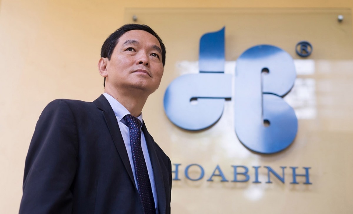 Ông Lê Viết Hải, Chủ tịch CTCP Tập đoàn Xây dựng Hòa Bình (Ảnh HBC)