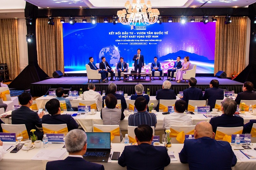 Lãnh đạo Đèo Cả chia sẻ với giới đầu tư